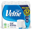Veltie Toalett pap\r Softwhite Mega pack 3rtg 100% cell 16.5 m 32 tek VELTIE4800232