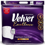 Velvet toalett papír excellence premium comfort 4rtg 100% cell 20 m 9 tek /csom P4200092
