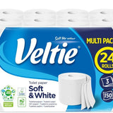 Velvet toalett papír softwhite multi pack 3 rtg 100% cell16,5 m 24 tek P4800229