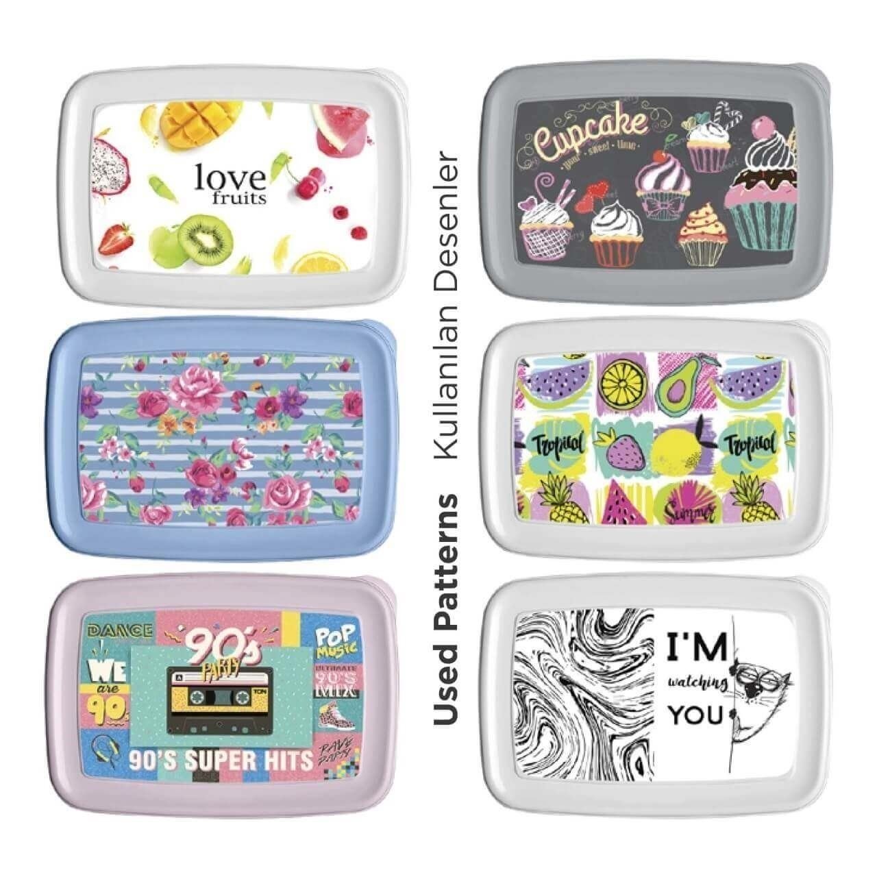 Doboz 3 db Szett 850ml AP - 9257 - H&H Home