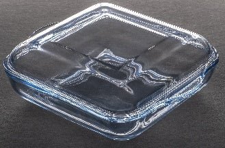 Négyzet sütő üvegfedővel 23cm - H&H Home