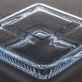 Négyzet sütő üvegfedővel 23cm - H&H Home