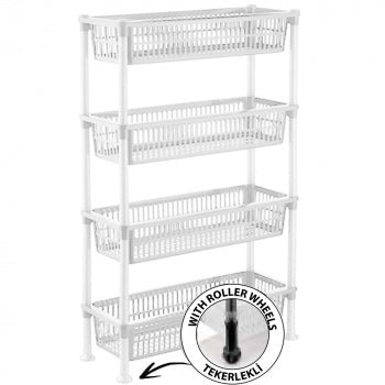 Polc kerekeken 4 Emeletes 5158 06 - H&H Home
