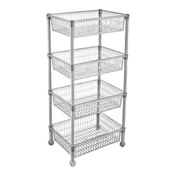 Polc kerekekkel 4 emeles 5158 97, - H&H Home