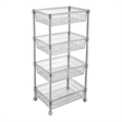 Polc kerekekkel 4 emeles 5158 97, - H&H Home
