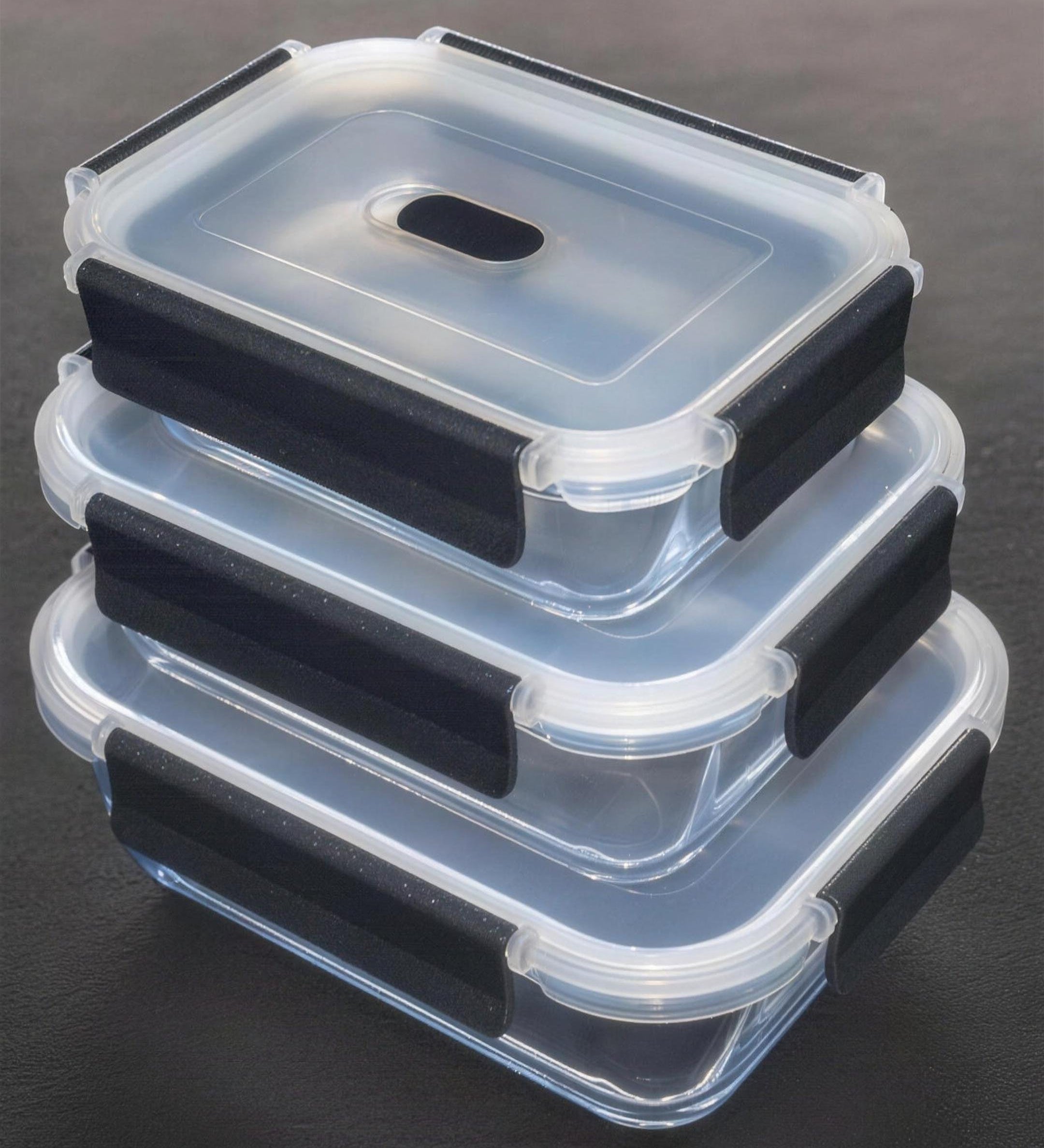 Téglalap tároló 1040ml - H&H Home