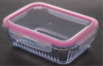 Téglalap tároló 1520ml - H&H Home