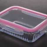 Téglalap tároló 640ml - H&H Home