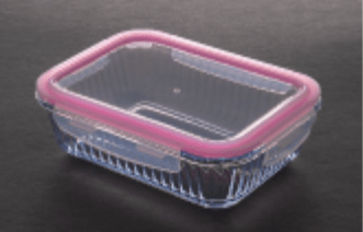 Téglalap tároló 640ml - H&H Home