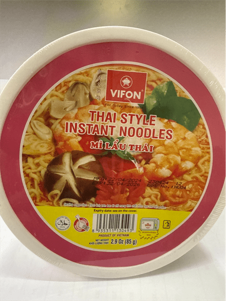Thai stílusú Instant tészta 85g x 12 tál 8935311130493 - H&H Home