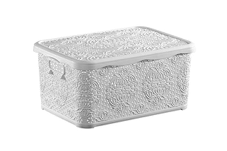 Kötött Fedeles Kosár 20L 2130-14 - H&H Home