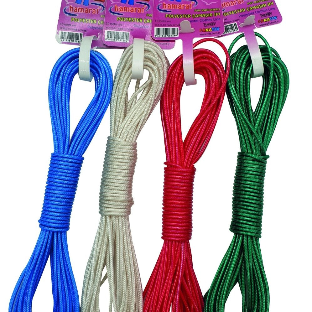 Nylon Ruhaszárító Kötlél 10M YF432-10 - H&H Home